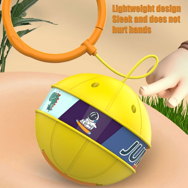 Jeu de saut à balle lumineuse avec anneau