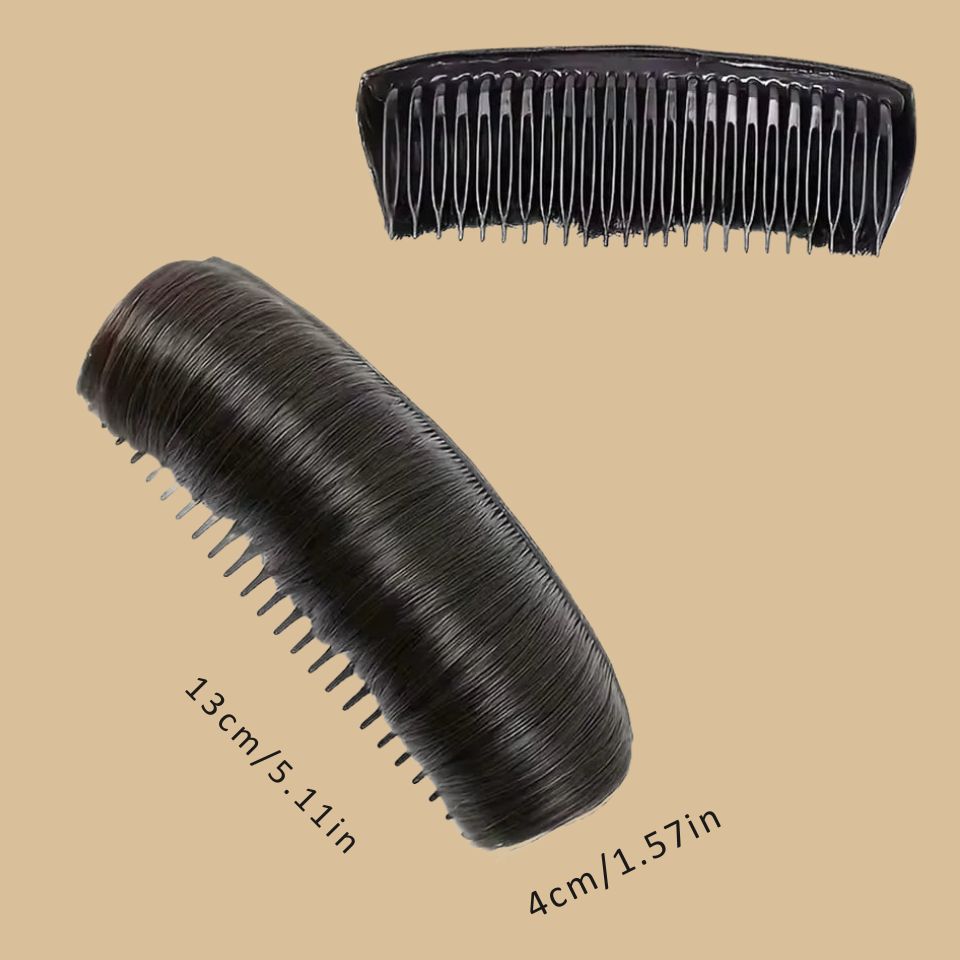 Lot de 2 postiches de volume à fixer dans les cheveux