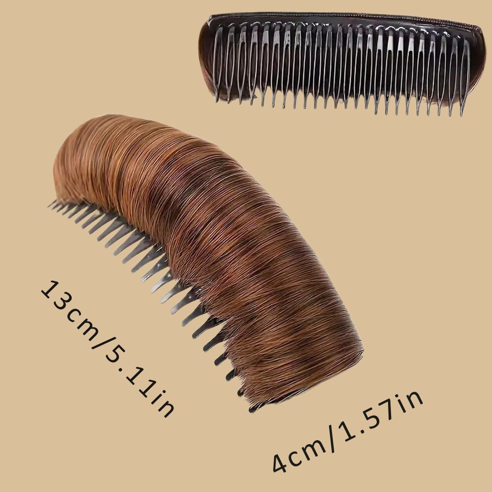 Lot de 2 postiches de volume à fixer dans les cheveux