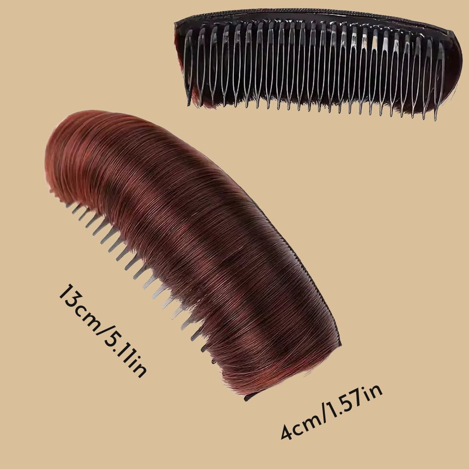 Lot de 2 postiches de volume à fixer dans les cheveux