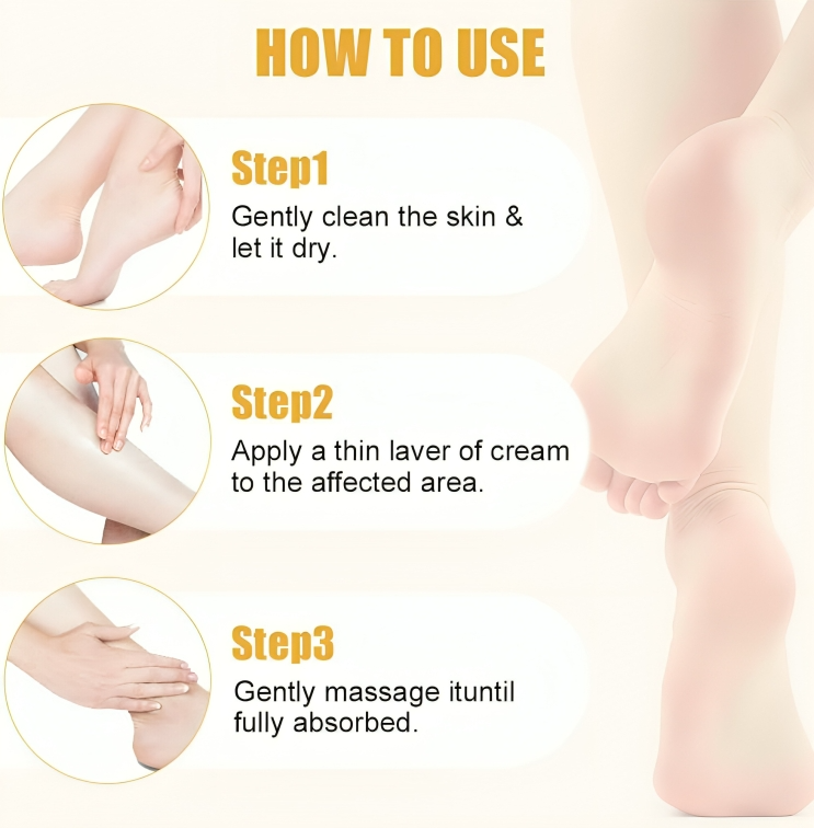 Lot de 2 crèmes pour pieds et talons secs, 40 g
