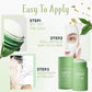 Lot de 2 masques pour visage en stick au thé vert, 40 g