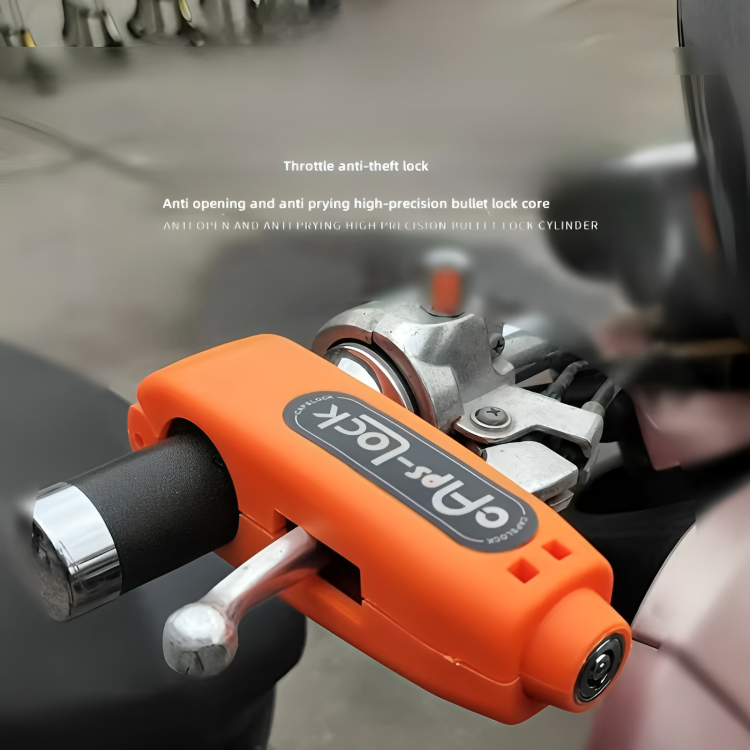 Lot de 2 antivols de poignée pour moto