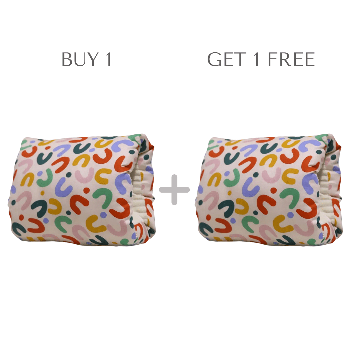 Lot de 2 coussins d’allaitement pour le bras – 24 × 21 × 13 cm