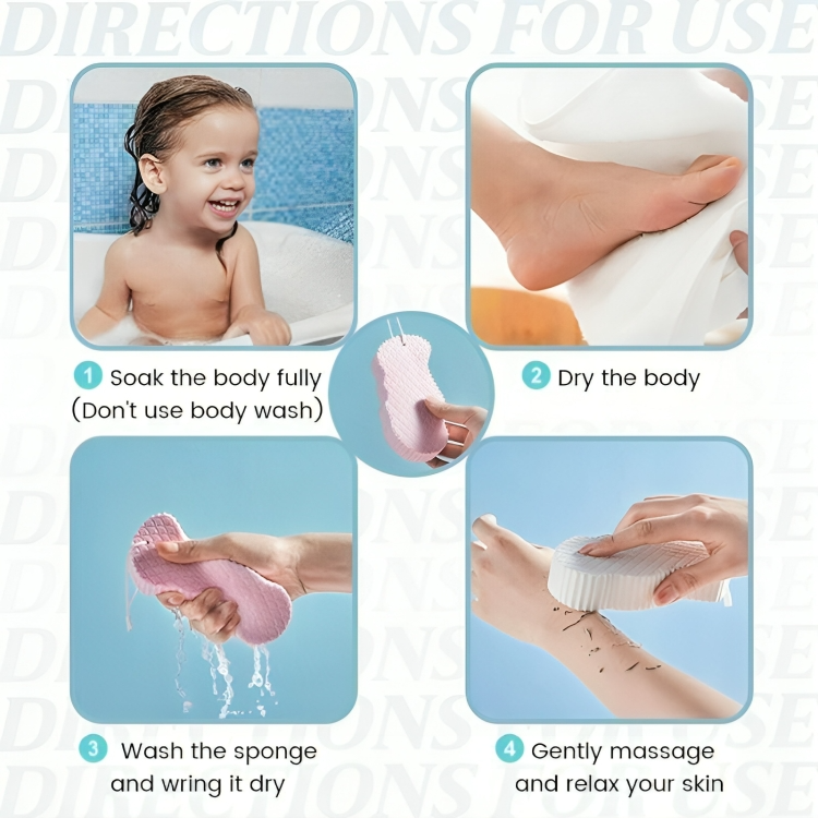 Brosse exfoliante pour le corps