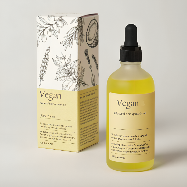 Lot de 2 huiles de soin capillaire, 60 ml
