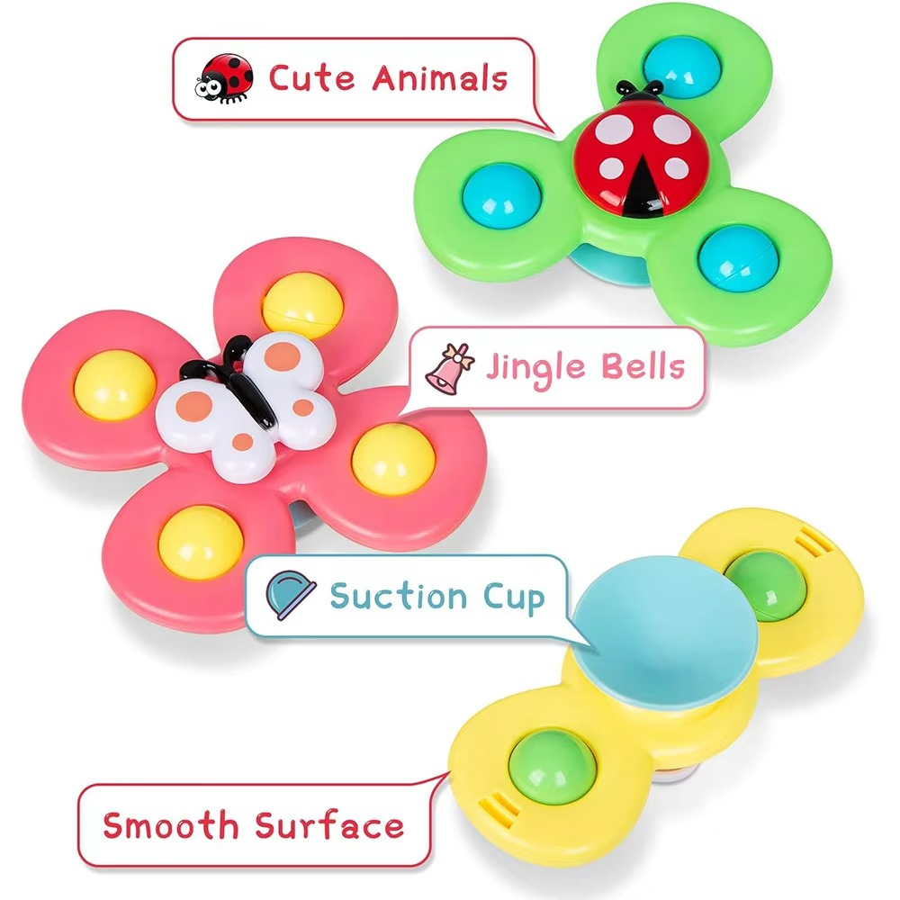 Lot de 3 jouets rotatifs pour bébé