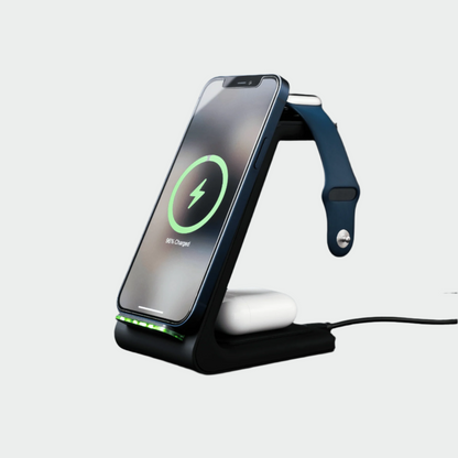 Station de recharge sans fil pour plusieurs appareils, jusqu'à 15 W