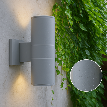 Applique extérieure en aluminium à DEL COB, 30 cm