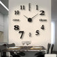 Horloge murale ronde à quartz, diamètre 30 cm