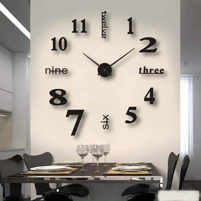 Horloge murale ronde à quartz, diamètre 30 cm