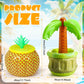 Lot de refroidisseurs de boissons gonflables ananas et palmier – image 3
