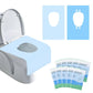 Protections jetables double couche pour lunette de toilettes