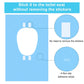 Protections jetables double couche pour lunette de toilettes