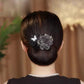Lot de 2 accessoires à chignon à motifs floraux