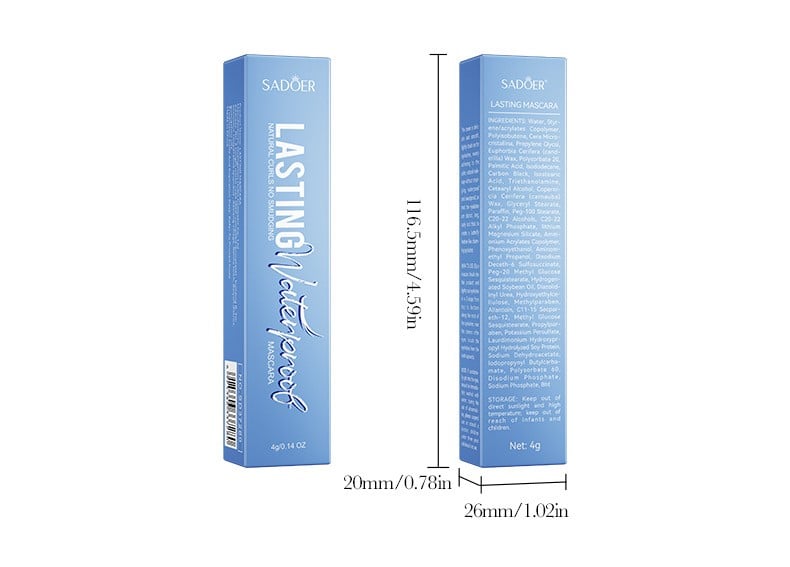 Lot de 2 mascaras pour définir les cils