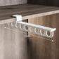 Lot de 2 rails coulissants pour penderie en aluminium et PET