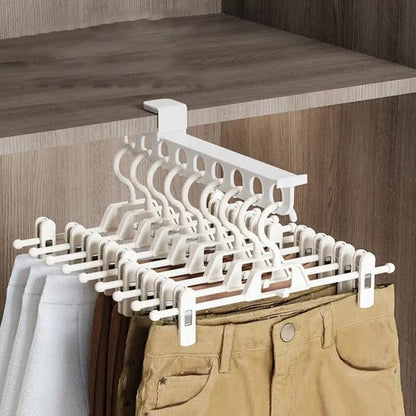Lot de 2 rails coulissants pour penderie en aluminium et PET