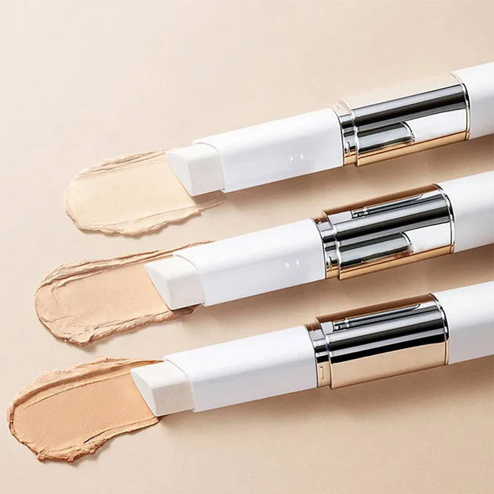 Fond de teint adaptatif en bâton avec pinceau double embout