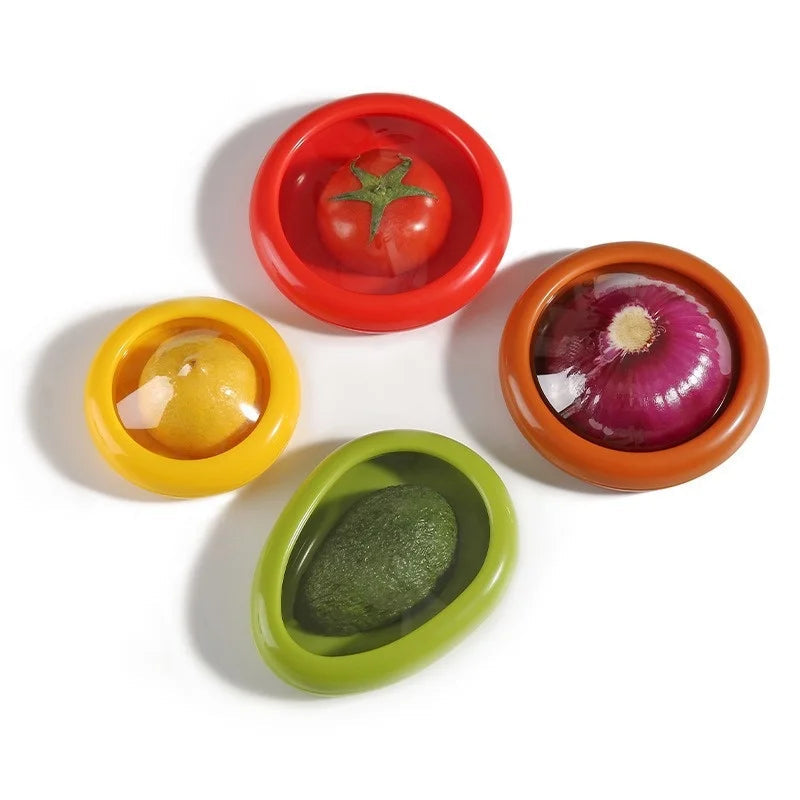 Boîte de conservation pour fruits coupés à membrane silicone