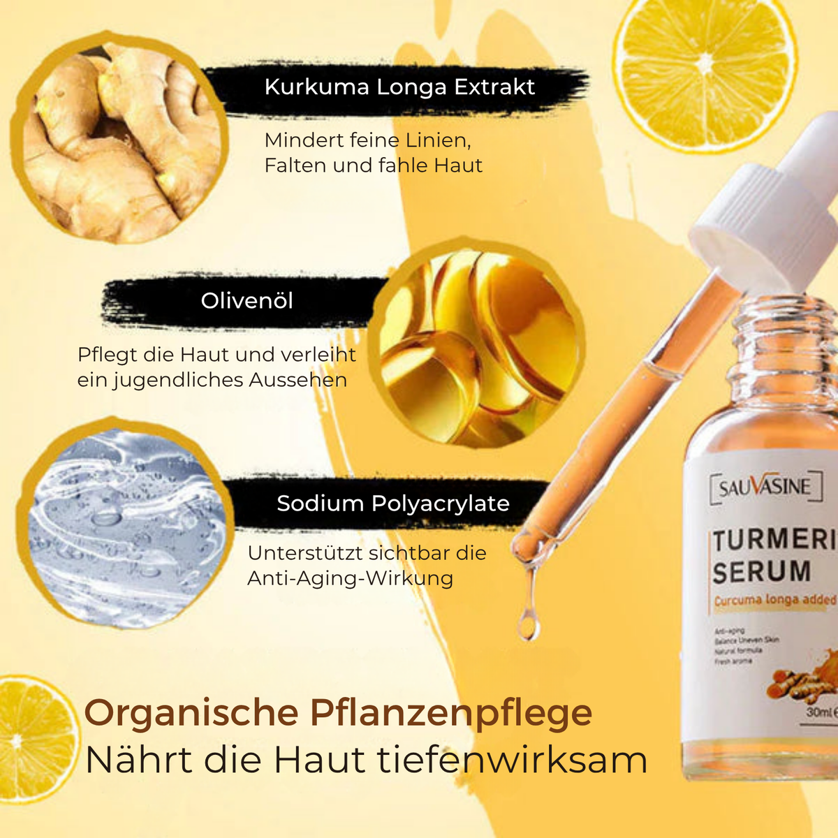Sérum de soin du visage pour teint uniforme