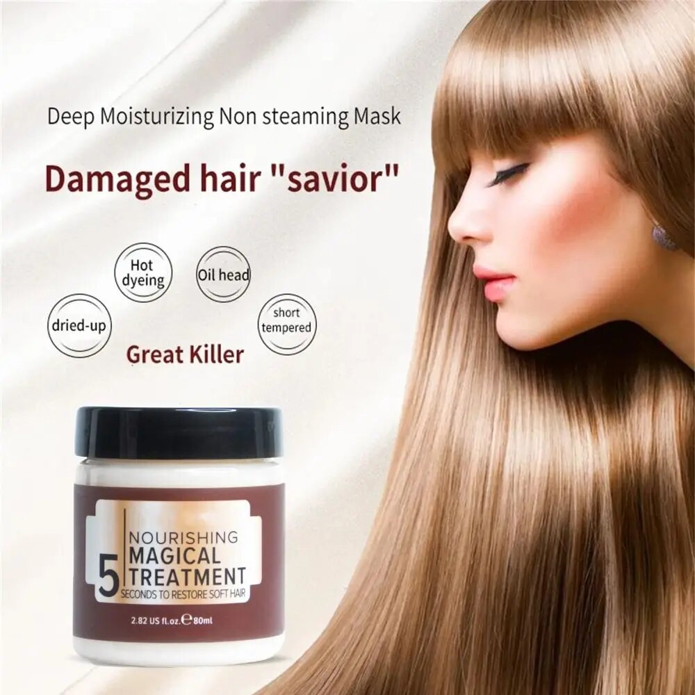 Lot de 2 masques de soin pour les cheveux