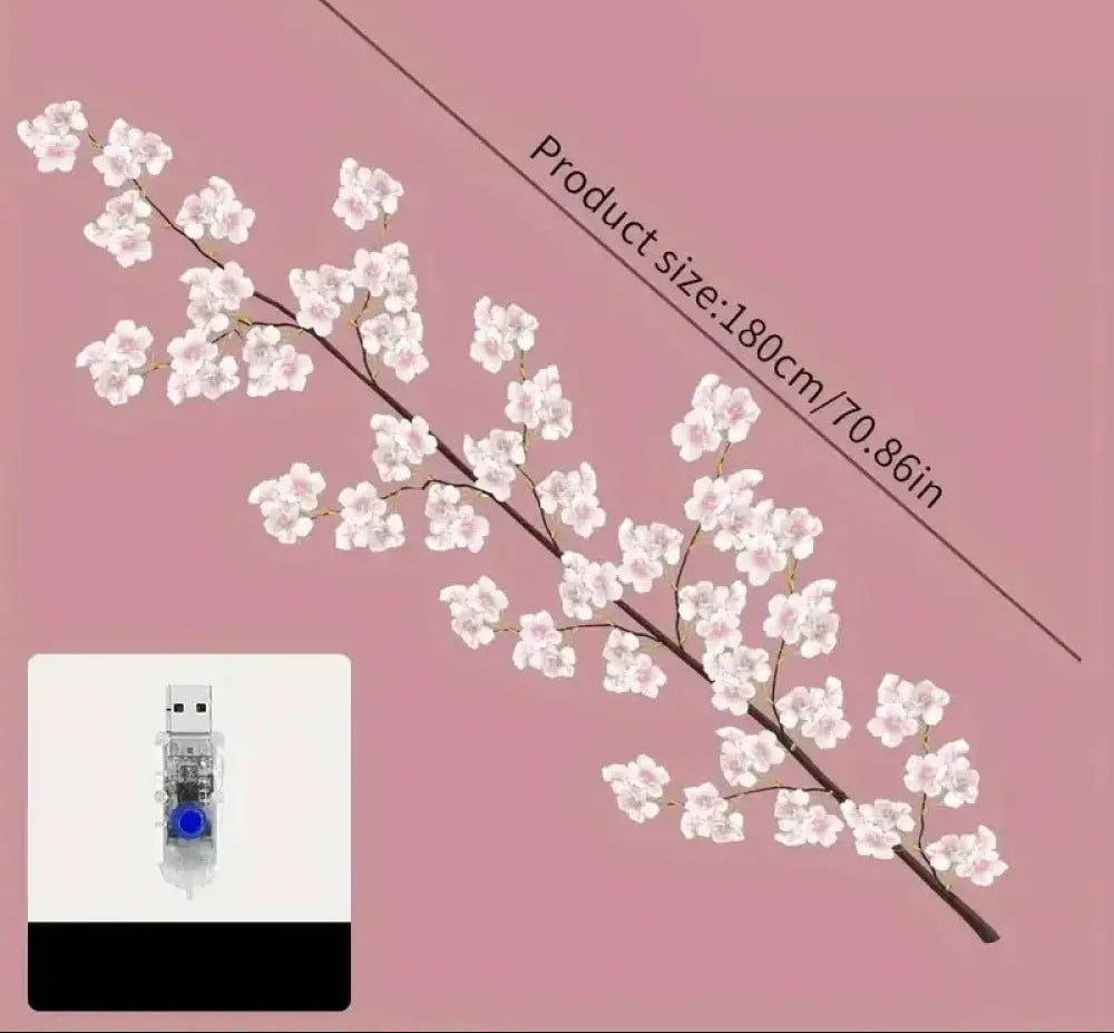Branche décorative lumineuse à 96 LED