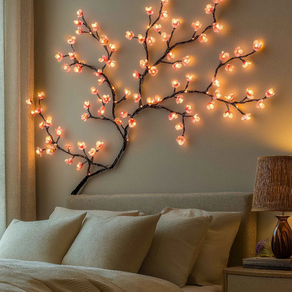 Branche décorative lumineuse à 96 LED