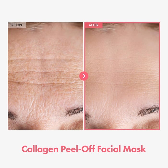 Lot de 2 masques pelables au collagène pour le visage