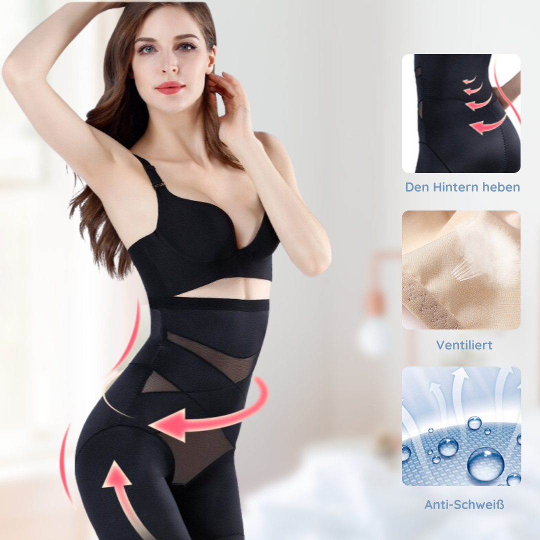 Lot de 2 culottes gainantes taille haute