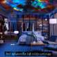 Projecteur d'étoiles LED à rotation 360° et disques de scènes