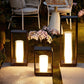 Borne lumineuse extérieure à LED, format carré