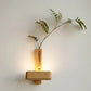 Lampe murale rechargeable avec vase intégré