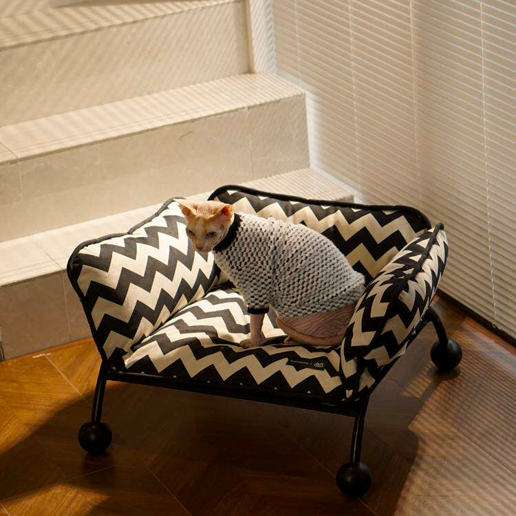 Canapé-hamac 2-en-1 pour chien et chat – image 19
