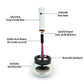 Nettoyeur électrique rechargeable pour pinceaux de maquillage