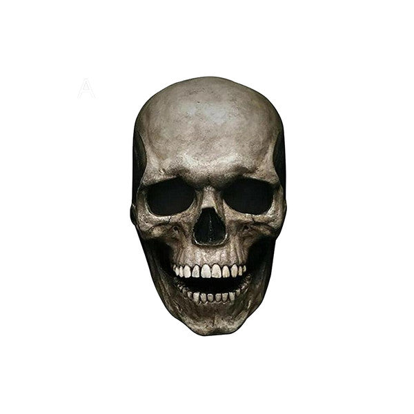 Masque de crâne en latex avec mâchoire mobile pour Halloween