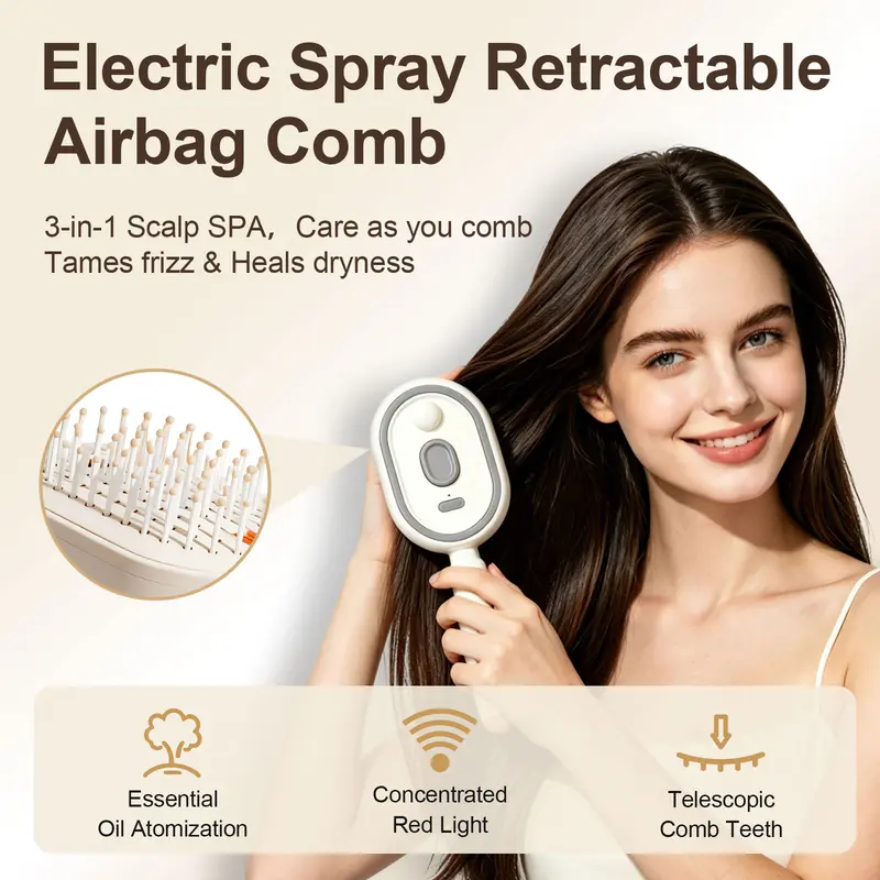 Brosse électrique de massage à coussin d’air – image 8