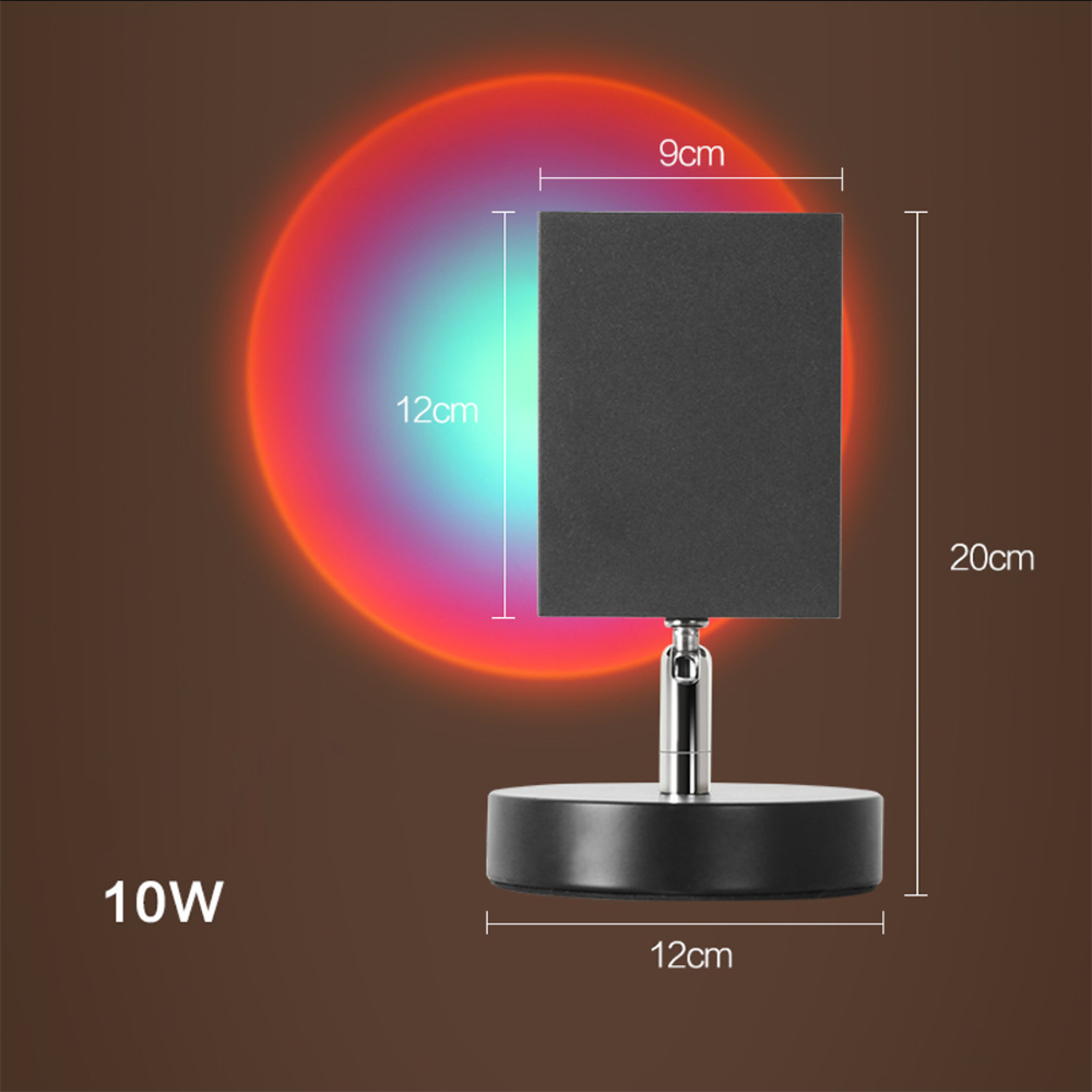Lampe de table à DEL de style rétro, alimentation USB
