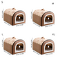 Felineau Maison Pliable Grotte Tissu - Abri Intérieur Douillet Nomade