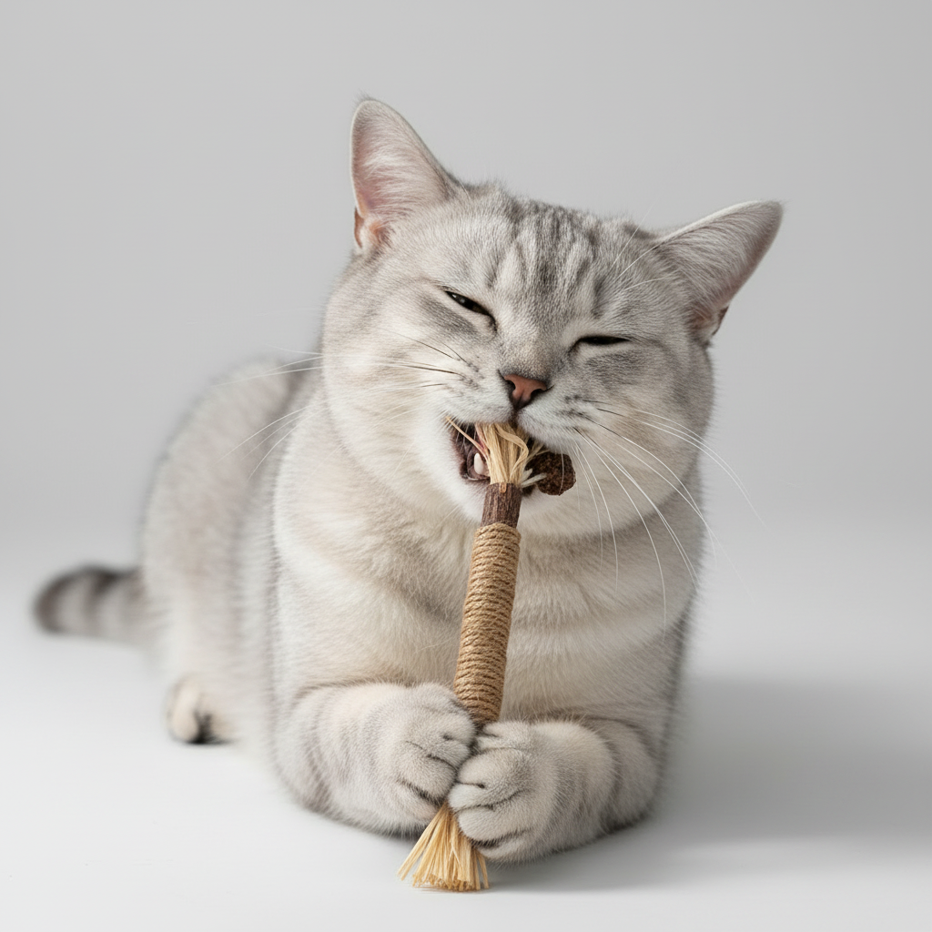 Jouet Bâton à Mâcher pour Chat – Jouet Interactif pour Mastication et Divertissement Félin