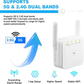 Répéteur Wi-Fi double bande avec configuration WPS