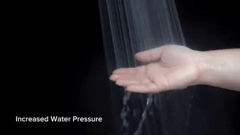 Pommeau de douche à jet concentré, 24 cm