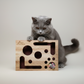 Boîte de Jeu avec Lime à Griffes pour Chat – Jouet d’Enrichissement et Entretien des Griffes