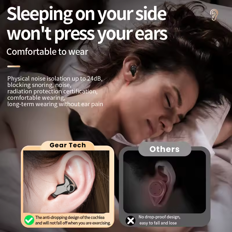 Mini écouteurs sans fil Bluetooth 5.3 pour le repos