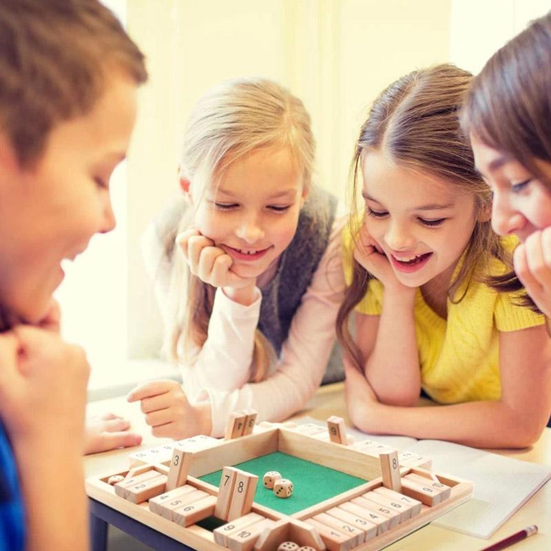 Jeu de nombres en bois – Jeu de maths familial pour 2 à 4 joueurs – image 1