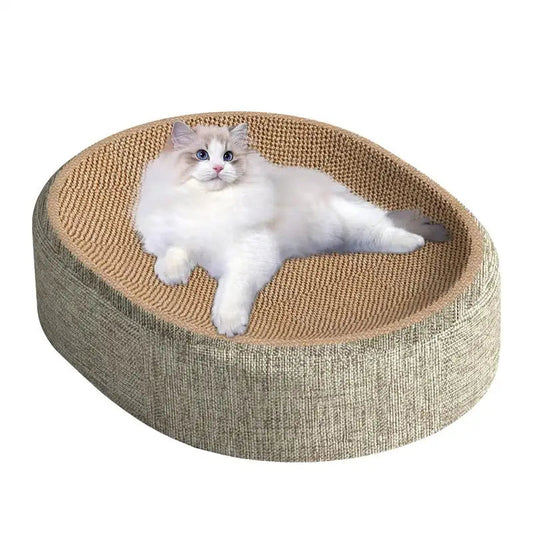 Felineau Griffoir-Lit Ovale en Sisal — 2-en-1