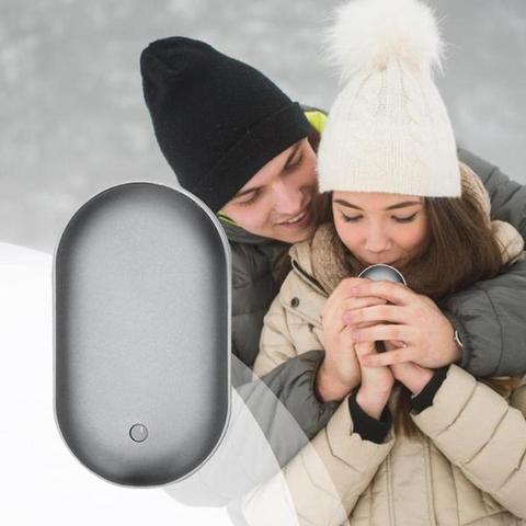 Chauffe-mains rechargeable avec fonction batterie externe, 5 200 mAh