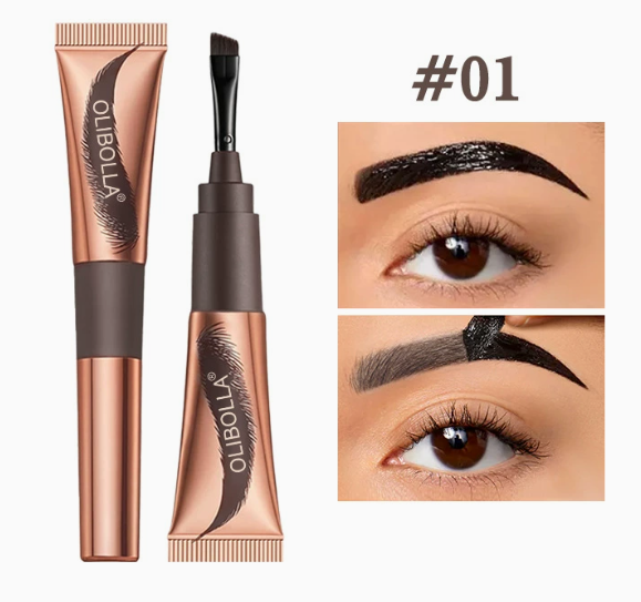 Gel teinté sourcils peel-off – Définition longue tenue – Lot de 2