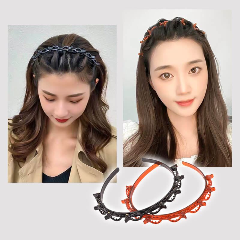 Lot de 4 serre-têtes de coiffure