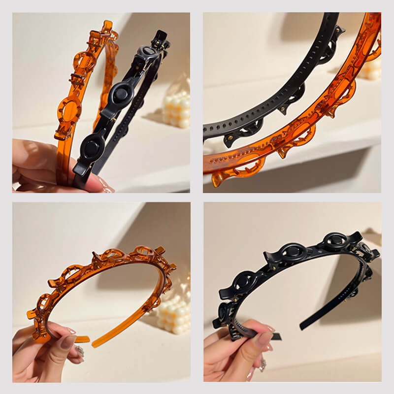 Lot de 4 serre-têtes de coiffure
